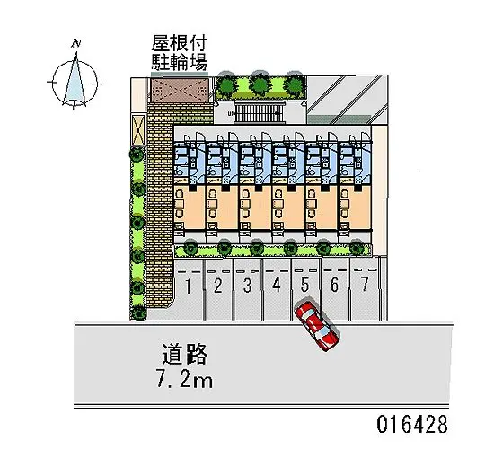 ★手数料０円★名古屋市北区駒止町１丁目 月極駐車場